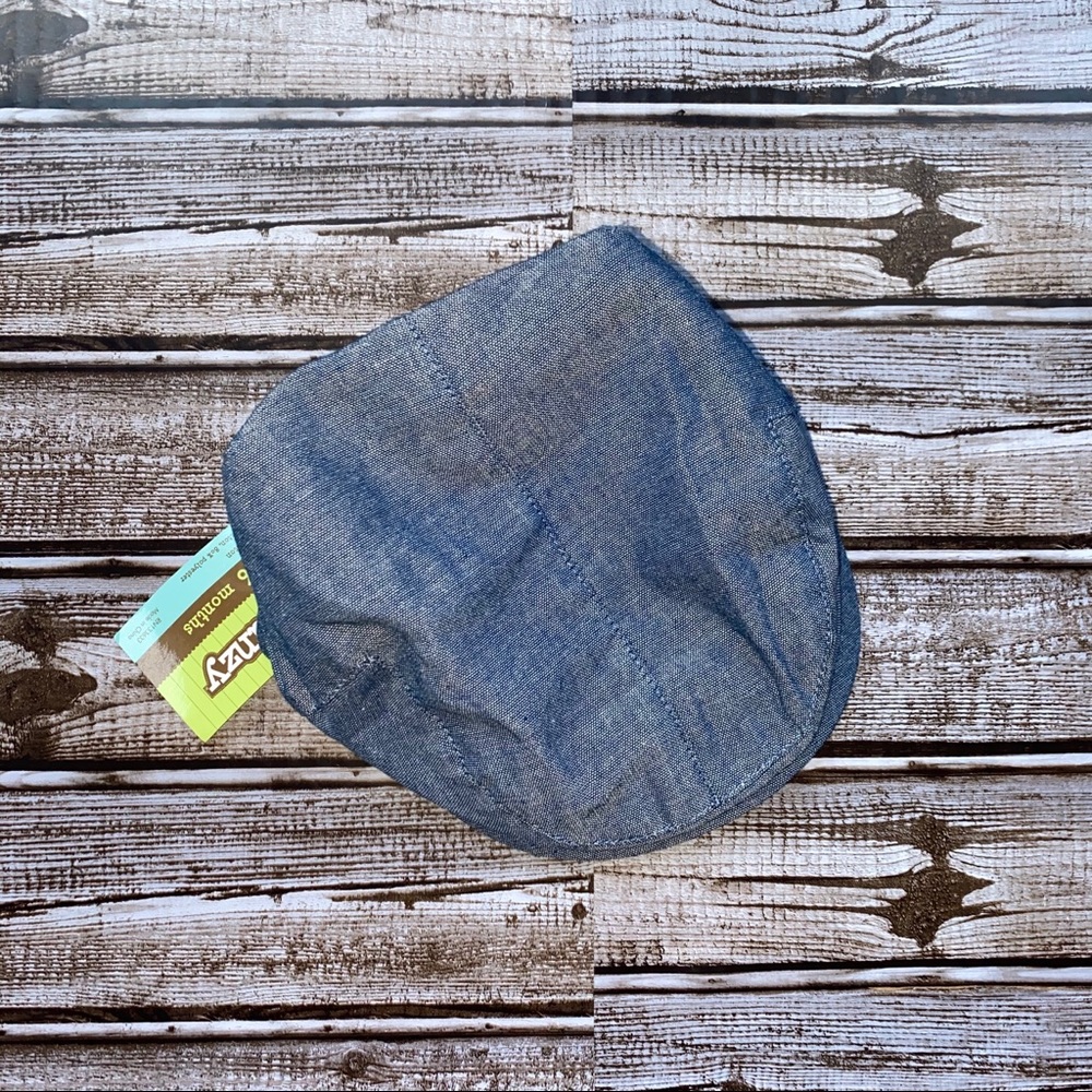 Chambray Baby Driver Cap